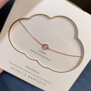 Estella Bartlett light pink Gemstone bracelet